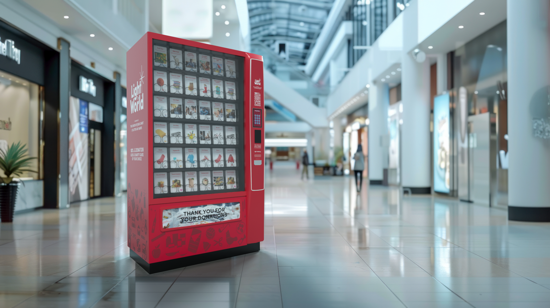 West Midlands Invited to ‘Light the World’ with UK’s First Charity Donation Vending Machines